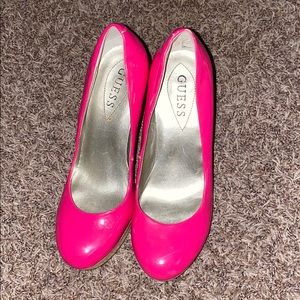 Pink GUESS shoes